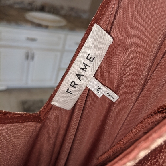 FRAME velvet slip dress - Picture 3 of 5